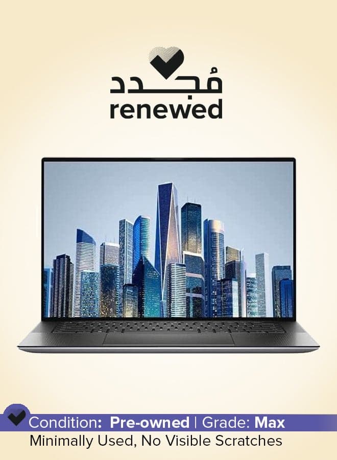 Renewed - Precision 5550 Laptop With 15.6-Inch 4K UHD Touchscreen Display,Core i7 10850H/Quad Core/10th Gen/32GB RAM/1TB SSD/Nvidia Quadro T1000 GPU 4GB Dedicated Graphics/Windows 10 Pro English Gray SIlver