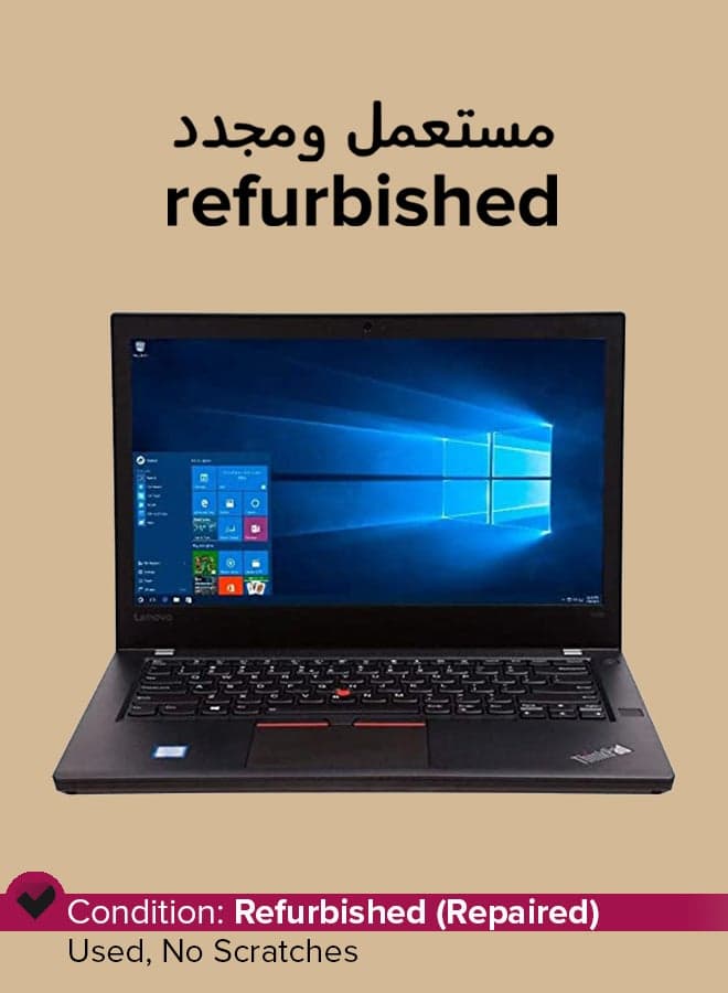 Refurbished - Thinkpad t470 Laptop With 14-Inch Display, Core i5 Processor/7th Gen/Dual Core/8GB RAM/DDR4/256GB SSD/Windows 10 English Black