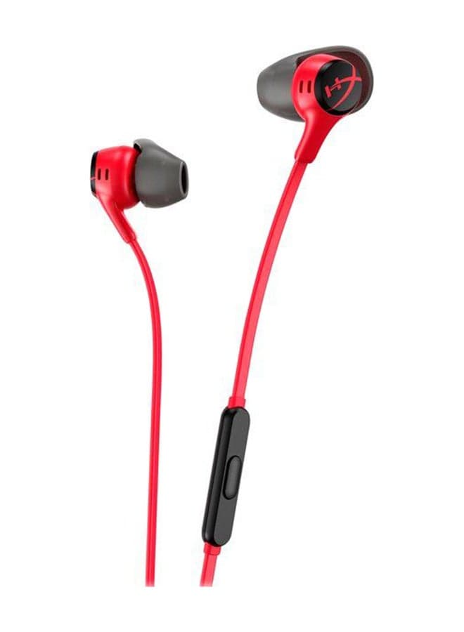 HyperX Cloud II Wired Gaming Earbuds - Red