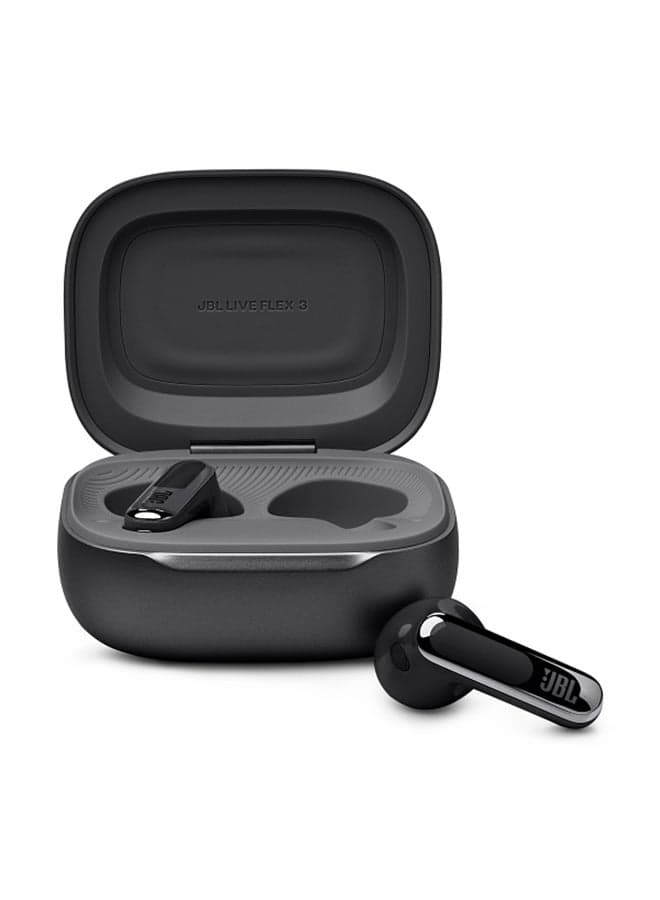 Live Flex 3 True Wireless Noise Cancelling Open-Stick Earbuds Black