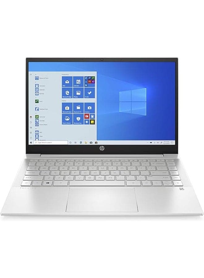 (Upgraded Version) 14-dv0017ne Laptop With 14-Inch Display, Core i5-1135G7 Processor/8GB RAM/512GB SSD/Intel Iris XE Graphics/Windows 10 Home / English/Arabic Silver