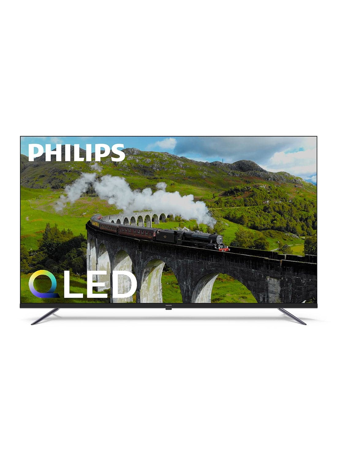 86 inch 4K UHD QLED Google Smart TV - 86PQT8169/56 Black