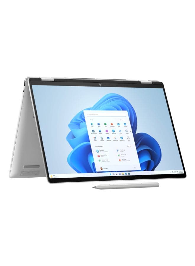 (Upgraded Version) Envy x360 Convertible 2-In-1 Laptop With 16-Inch Display, Core Ultra 7-155H Processor/16GB RAM/1TB SSD/Intel Arc Graphics/Windows 11 Home / Glacier / Glacier English/Arabic Glacier Silver