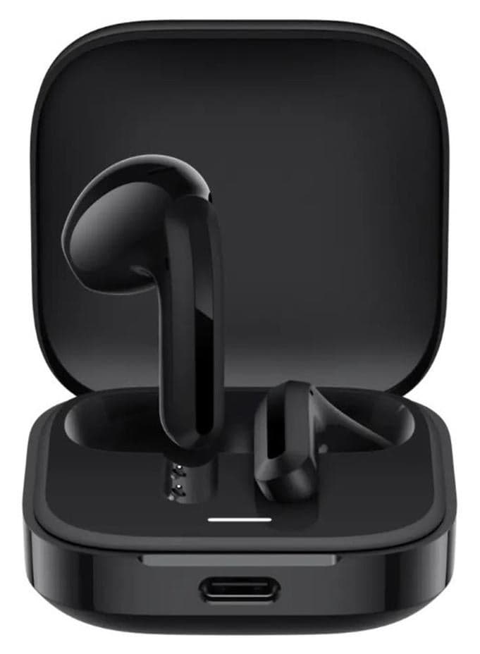Redmi Buds 6 Active | Wind Noice Cancellation for Calls | 2-Mic Reduction for Calls | Up to 30 Hrs Long Battery with Charging Case Black