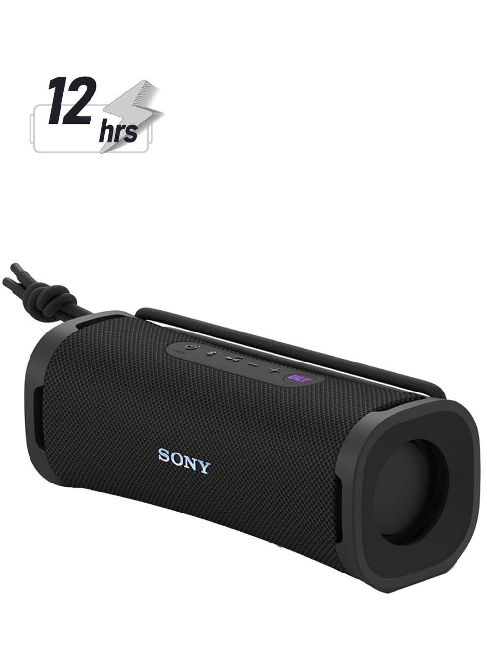 ULT Field 1 Wireless Ultra Portable Bluetooth Compact Speaker, IP67 Waterproof, Dustproof and Rustproof with Enhanced Bass, 12 Hour Battery and Detachable Strap, UAE Model, 2024 Black