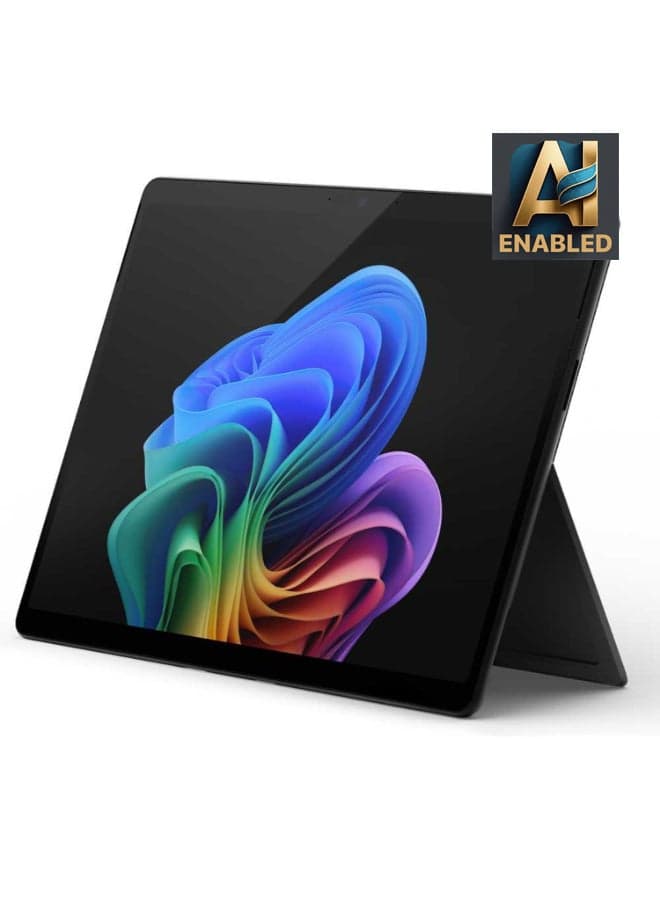 Surface Pro 11 Copilot+ PC Laptop With 13-Inch Display, Qualcomm Snapdragon X Elite Processor/16GB RAM/512GB SSD/Qualcomm Adreno Graphics/Windows 11 Home English/Arabic BLACK English/Arabic BLACK