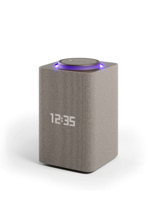 Yango Yasmina Max AI Smart Speaker, 65W Dolby Sound, Zigbee Smart Home, Khaleeji Arabic & English, AI Assistant for Luxury Homes Beige