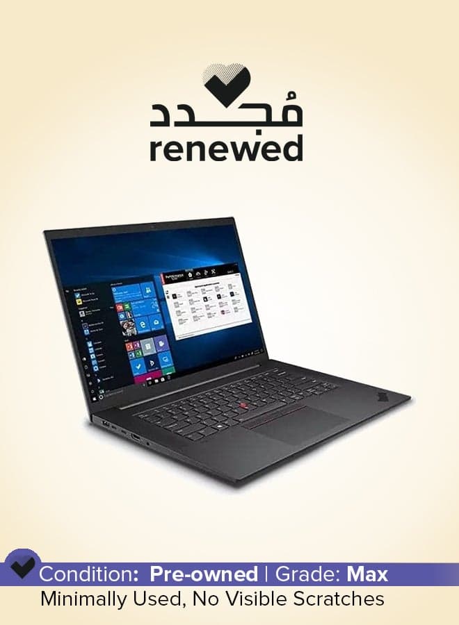 Renewed - ThinkPad P1 Gen 4 Laptop With 16-Inch Display,Intel Core i7-11800H/11th Gen/Octa Core/32GB RAM/1TB SSD/4GB NVIDIA Quadro T1200/Windows 10 Pro English Black