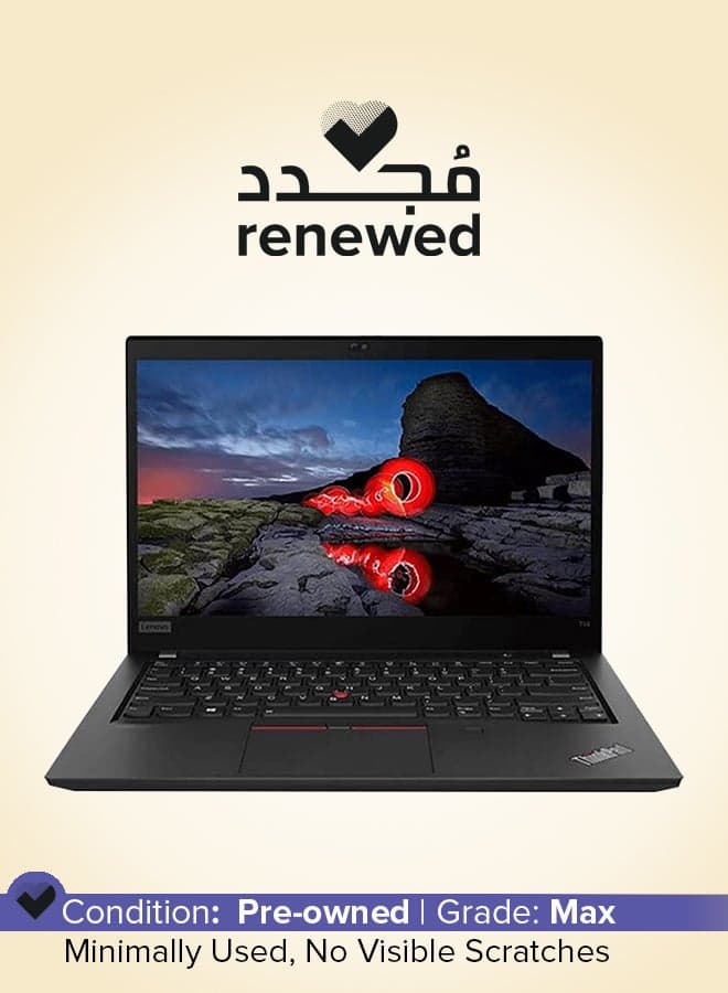Renewed - ThinkPad T14 Gen2 With 14-Inch FHD Display,Core i7-1165G7/11th Gen/Quad Core/16GB RAM DDR4/512GB SSD/Intel Iris Xe Graphics English/Arabic Black