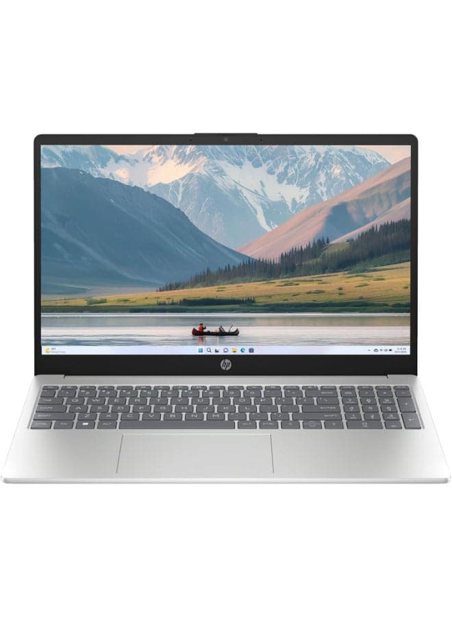 (Upgraded Version) 15-FD0095WM Laptop With 15.6-Inch FHD Display, Core i5-1235U Processor/8GB RAM/512GB SSD/Intel Iris Xe Graphics/Windows 11 Home English Silver English Silver