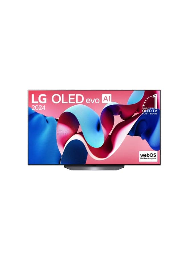 65 Inch OLED evo CS4 4K Smart TV AI Magic Remote Dolby Vision WebOS24, 2024 OLED65CS4VA Black