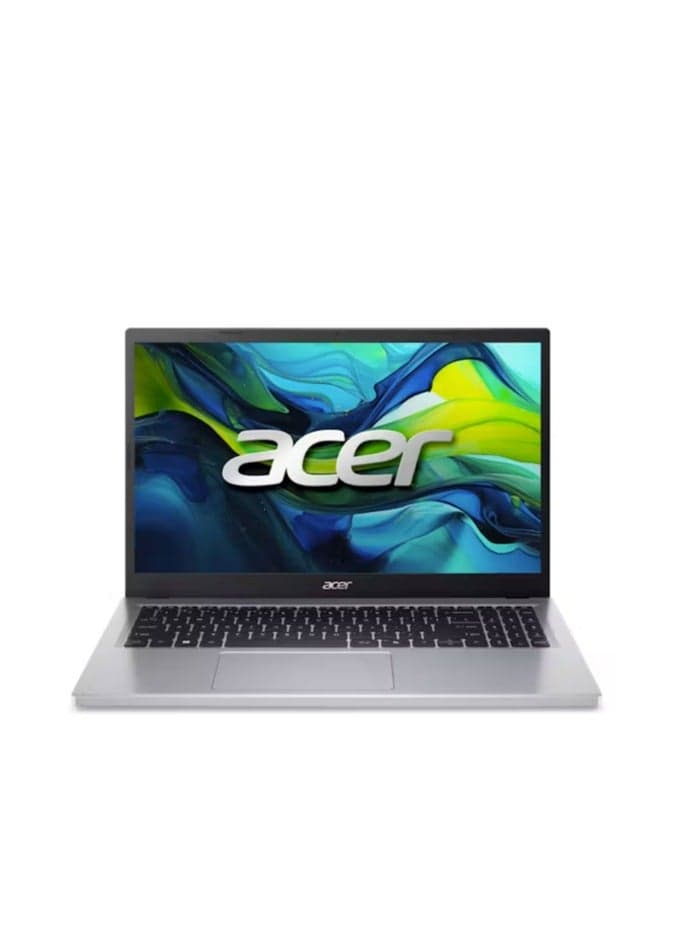 (Upgraded Version) Aspire Go Laptop With 15.6-Inch FHD Display, Intel Quad Core N100 Processor/4GB RAM/128GB UFS Storage/Intel UHD Graphics/Windows 11 Home English Silver English Silver