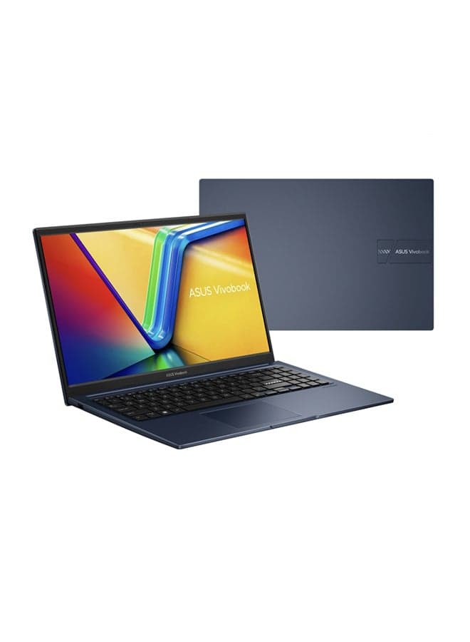 (Upgraded Version) VivoBook Laptop With 15.6-Inch Display, Core i5-1334U Processor/8GB RAM/512GB SSD/Intel UHD Graphics/Windows 11 Home Arabic Quiet Blue Arabic Quiet Blue