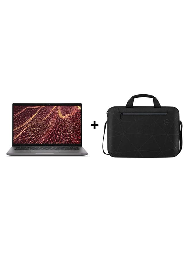 Latitude 7430 Laptop With 14 Inch Full HD(1920x1080) Display,Core i7-1255U Processor/ 16GB RAM DDR4/ 512GB SSD/Windows 11 Pro/Intel Iris Xe Graphics/ +Essential Briefcase Black English/Arabic Black