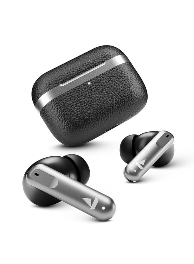 Airdopes 111v2 TWS Earbuds with 50hrs Playback, 4 Mics with ENx™ Tech, Dual EQ Modes, 13mm Drivers, Multipoint Connection, ASAP™ Charge, BTv5.4 And IPX4 Rating - Classic Black