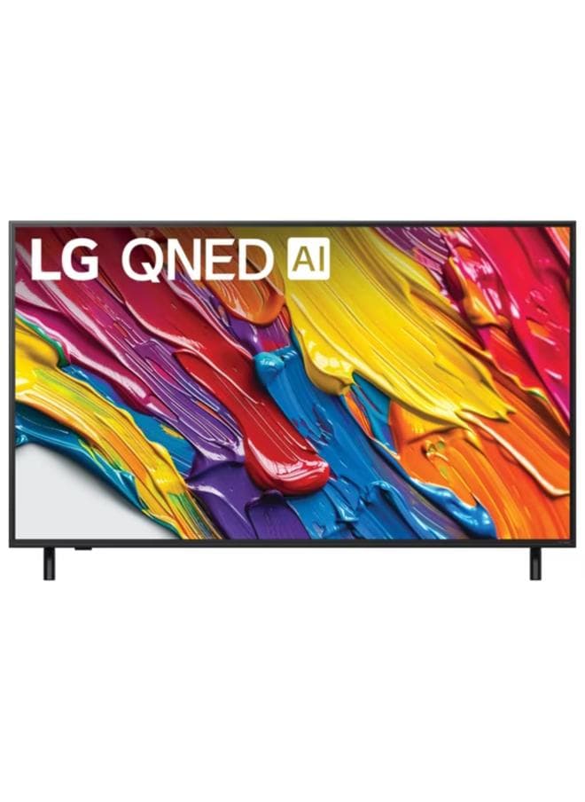 55 inch LG QNED AI QNED82 4K Smart TV AI Magic remote HDR10 webOS25 2025 55QNED82A6A-AMAG black