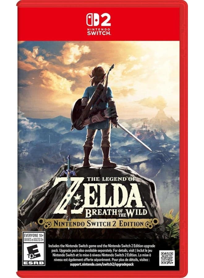 The Legend of Zelda : Breath of the Wild (International Version) Switch 2 - Nintendo Switch