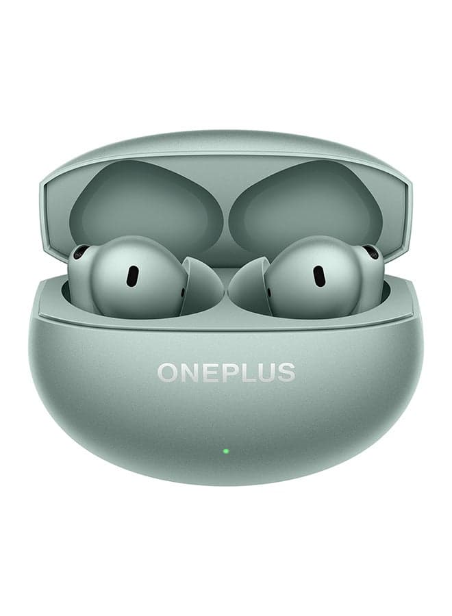 Buds 4 TWS Earbuds with Upto 55dB Real-time ANC,Adaptive Mode,Dual Drivers with Dual DACs,3D Audio,Upto 45hrs Music Playback,Dual-Device connectivity,47ms Low Latency Zen Green