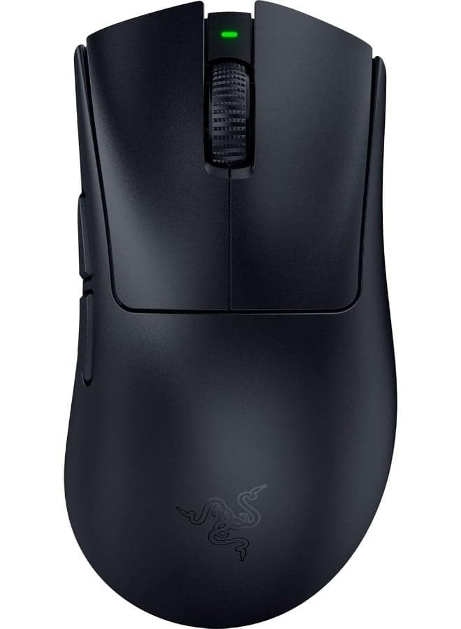 Razer DeathAdder V4 Pro 57g Ultra-lightweight Wireless Ergonomic Esports Mouse: HyperSpeed Wireless Gen-2, Focus Pro 45K Optical Sensor Gen-2, 6 Programmable Buttons, Optical Switches Gen-4 - White I RZ01-05330200-R3G1