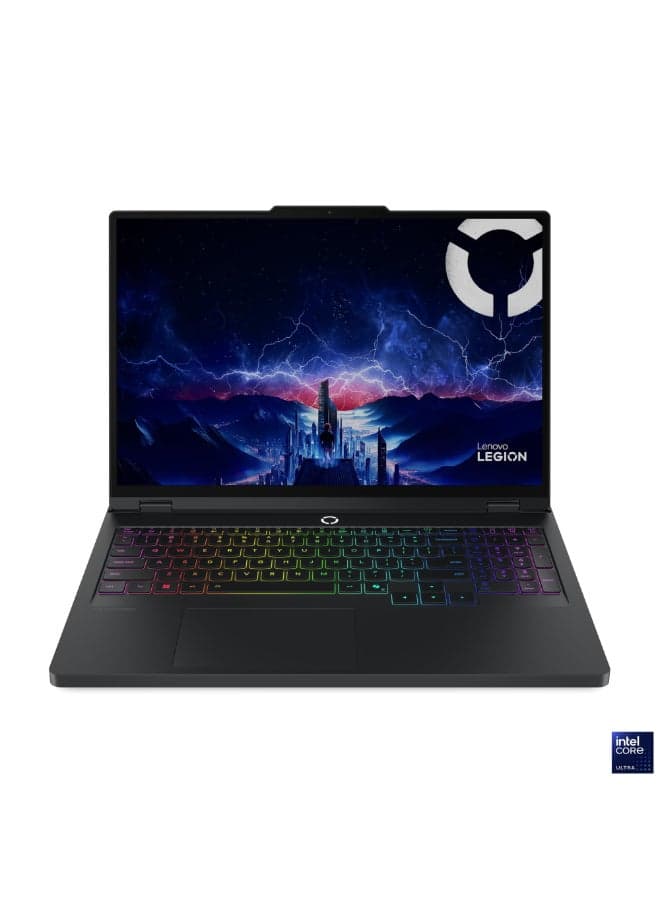 Legion Pro 5 Gaming Laptop With 16 Inch WQXGA(2560x1600) IPS Display 165Hz, Intel Ultra 9-275HX Processor/32GB RAM DDR5/1TB SSD/12GB Nvidia GeForce RTX 5070 Ti Graphics/DOS(Without Windows)/ English/Arabic Black