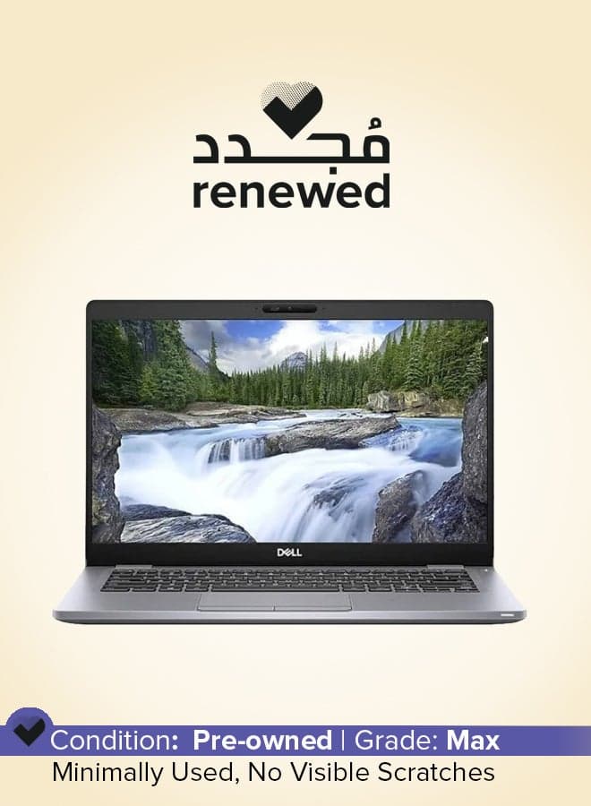 Renewed - Latitude 5310 Laptop With 13.3-Inch Full HD Display, Intel Core i7-10510U Processor/10th Gen/10-Core/8GB RAM/256GB SSD/Intel UHD 620 Graphics/Windows 10 Pro English Silver