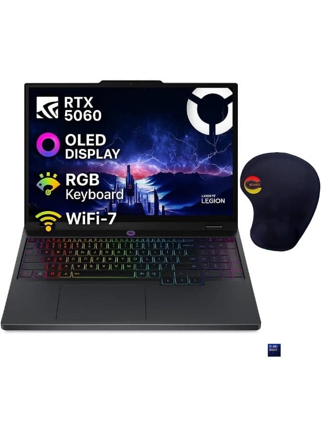 (Upgraded Version) Legion 5i Gaming Laptop With 15.1-Inch WQXGA Display,Core i7-14700HX Processor/64GB RAM/1TB SSD/8GB Nvidia Geforce RTX 5060 Graphics/Windows 11 With (Consumix Mousepad) English Eclips Black English Eclips Black