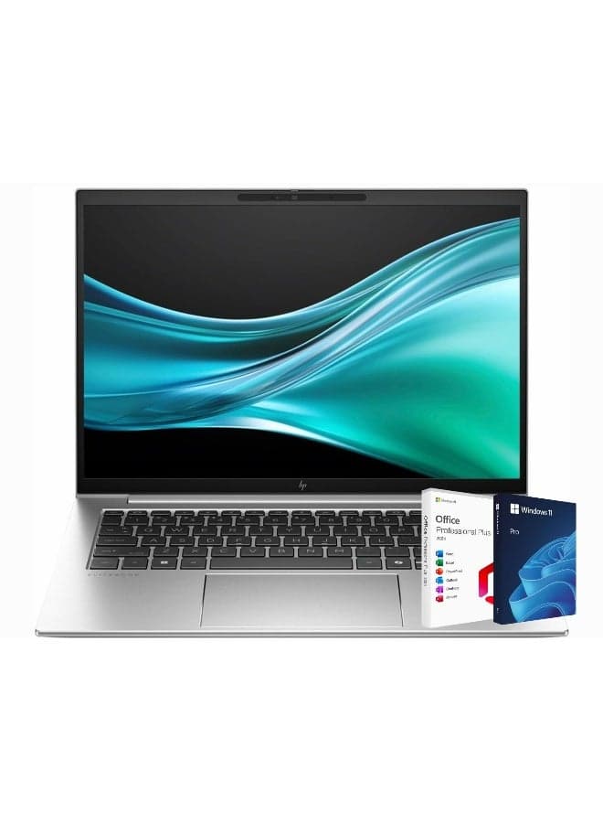 (Upgraded Version) EliteBook 840 G11 Business Laptop With 14-Inch WUXGA Display,Core Ultra 7 155U Processor/32GB RAM/1TB SSD/Intel Arc Graphics/Windows 11 Pro + Life Time Office 2024 English Silver