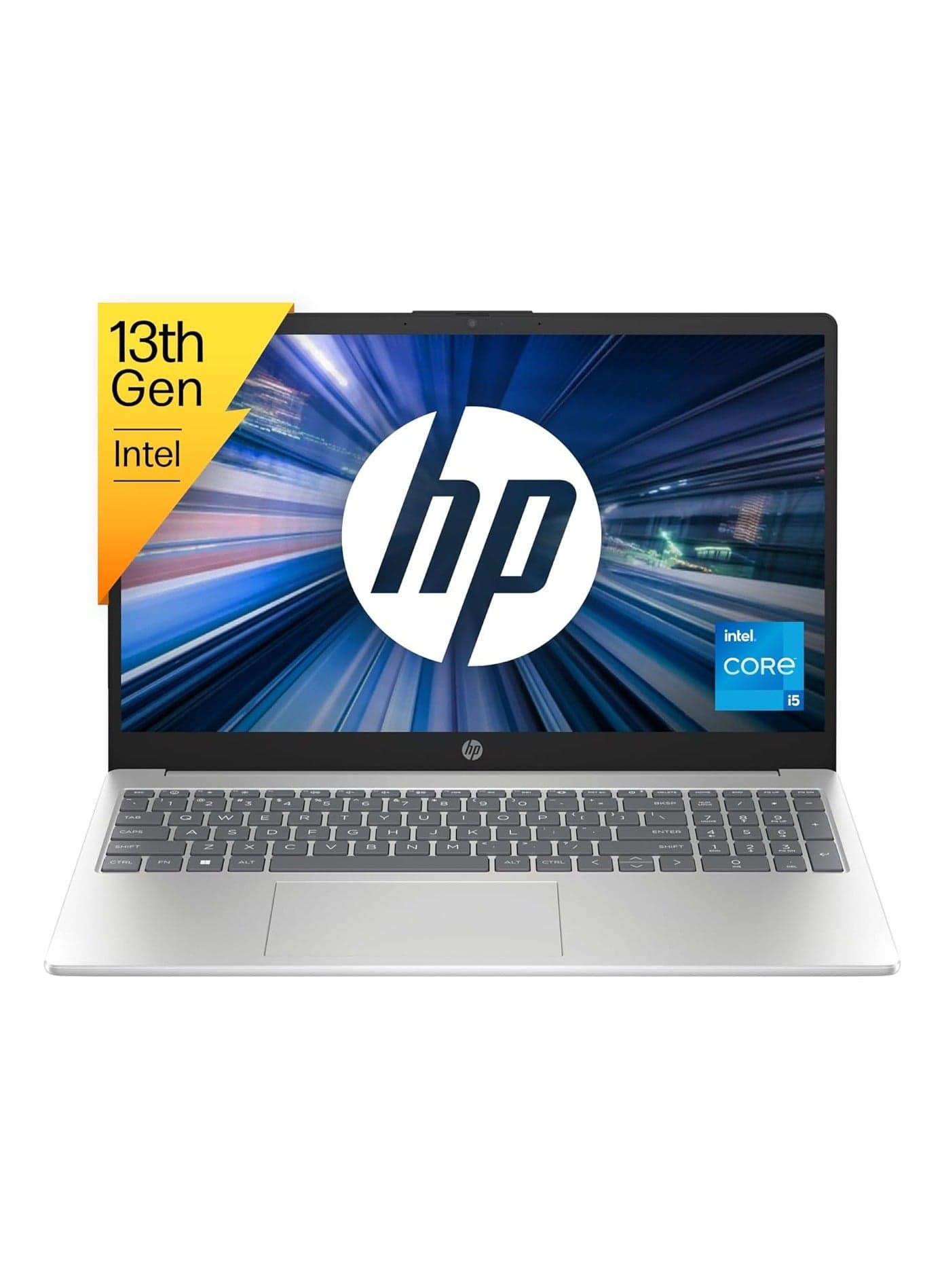 2023 Newest 15s Series 15.6" Notebook, FHD (1920 x 1080), Intel Core -1335U Deca-core i5, 16 GB DDR4 RAM, 512 GB NVME SSD, Thin & Light, Windows 11 English/Arabic Silver