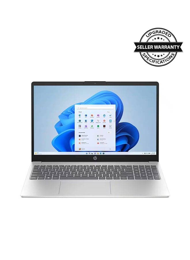 15-FD0005DX (Upgraded Version) Laptop With 15.6-Inch Touchscreen Display, Core i5-1235U Processor/16GB RAM/512GB SSD/Intel Iris XE Graphics/Window 11 Home S English/Arabic Silver