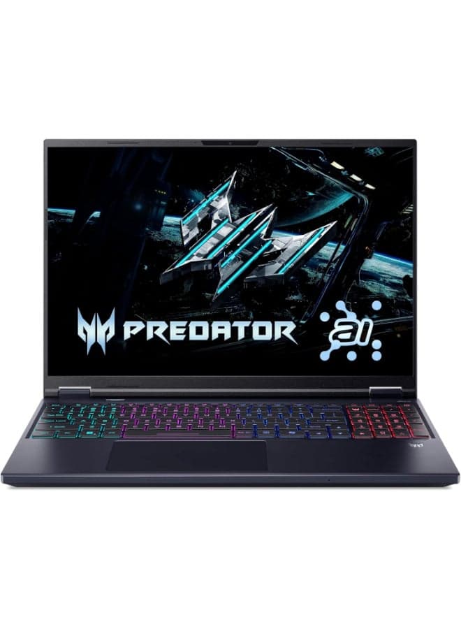 (Upgraded Version) Predator Helios NEO 16 AI Gaming Laptop With 16-Inch WQXGA Display,Core Ultra 9-275HX Processor/32GB RAM/1TB SSD/8GB NVIDIA RTX 5060 Graphics/Windows 11 Home Obsidian Obsidian English Obsidian Black