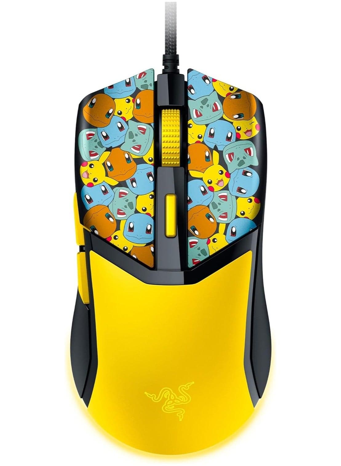Razer Cobra Wired Gaming Mouse: 58g Lightweight - Gen-3 Optical Switches - Chroma RGB Lighting - Precise 8500 DPI Optical Sensor - 100% PTFE Mouse Feet - Speedflex Cable - Pokémon Edition I RZ01-04650400-R3M1
