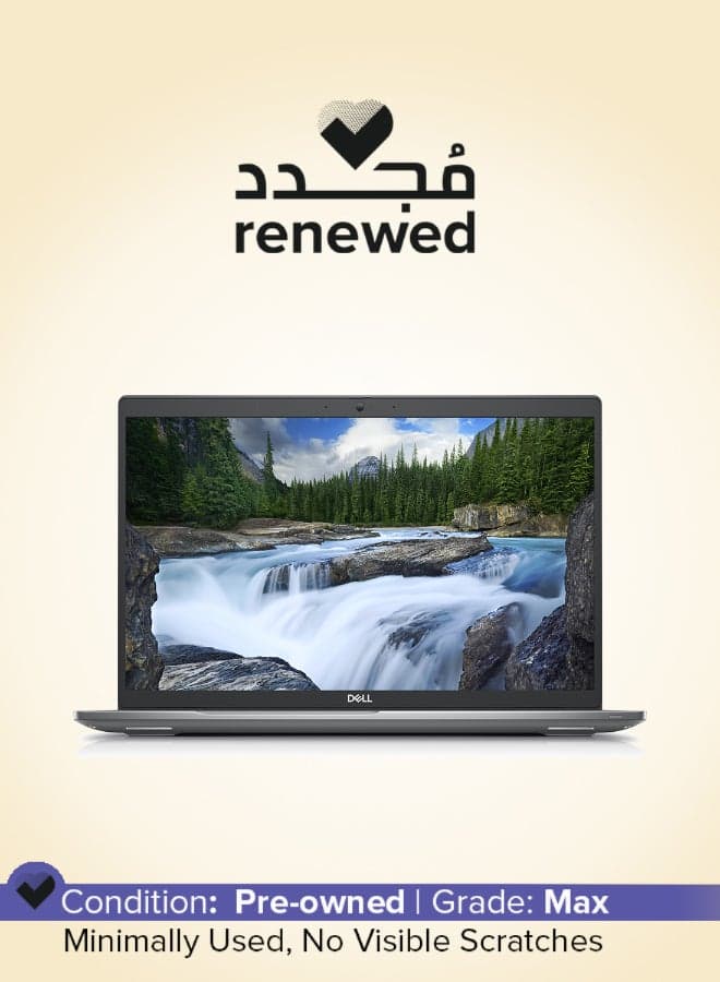 Renewed - Latitude 5530 Laptop With 15.6-Inch FHD Display, Intel Core i5-12th Gen/16GB RAM/256GB SSD/Intel Iris Xe Graphics/Windows 11 English Grey