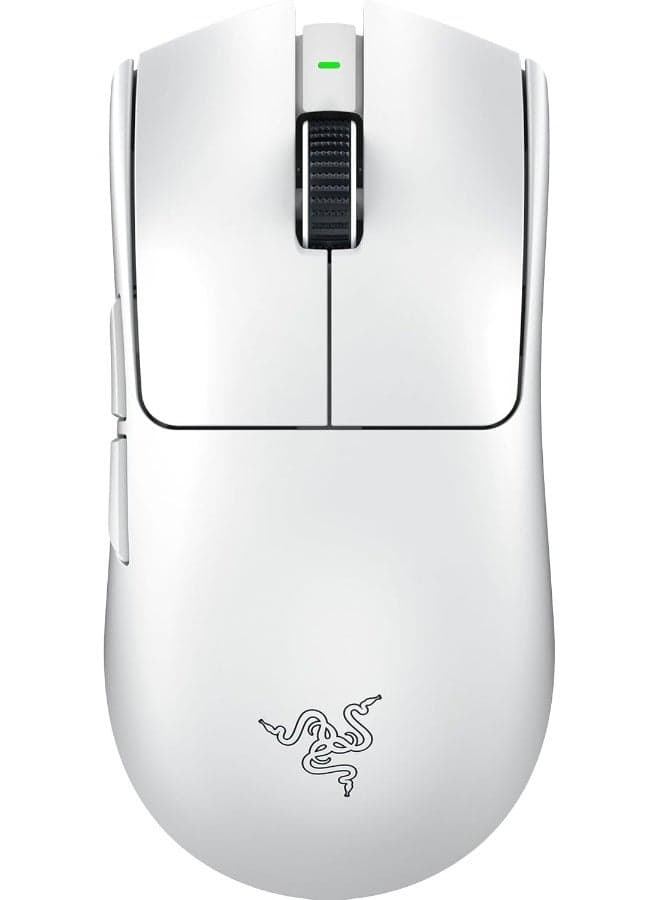 Viper V3 Pro Wireless Esports Gaming Mouse: Symmetrical - 55g Lightweight - 8K Polling - 35K DPI Optical Sensor - Gen3 Optical Switches - 8 Programmable Controls - 95 Hr Battery - White