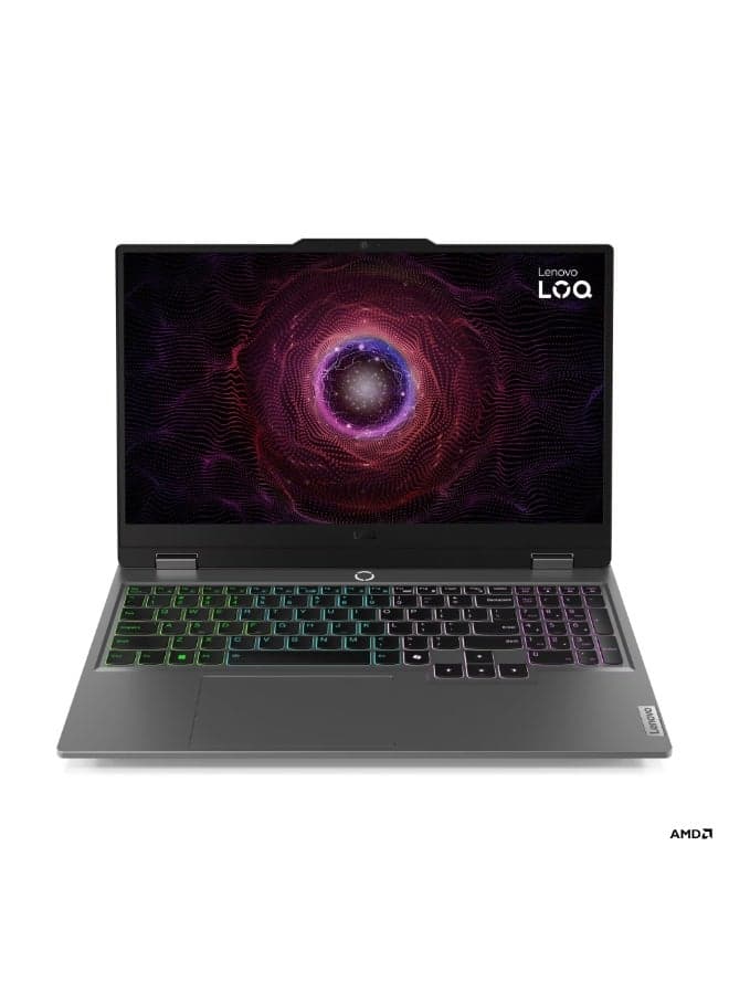 LOQ Gaming Laptop With 15.6-Inch FHD (1920×1080) IPS Display 144 Hz, AMD Ryzen 5 7235HS Processor/12GB RAM/512GB SSD/6GB NVIDIA GeForce RTX 4050 Graphics Card/Windows 11 Home English Luna Grey