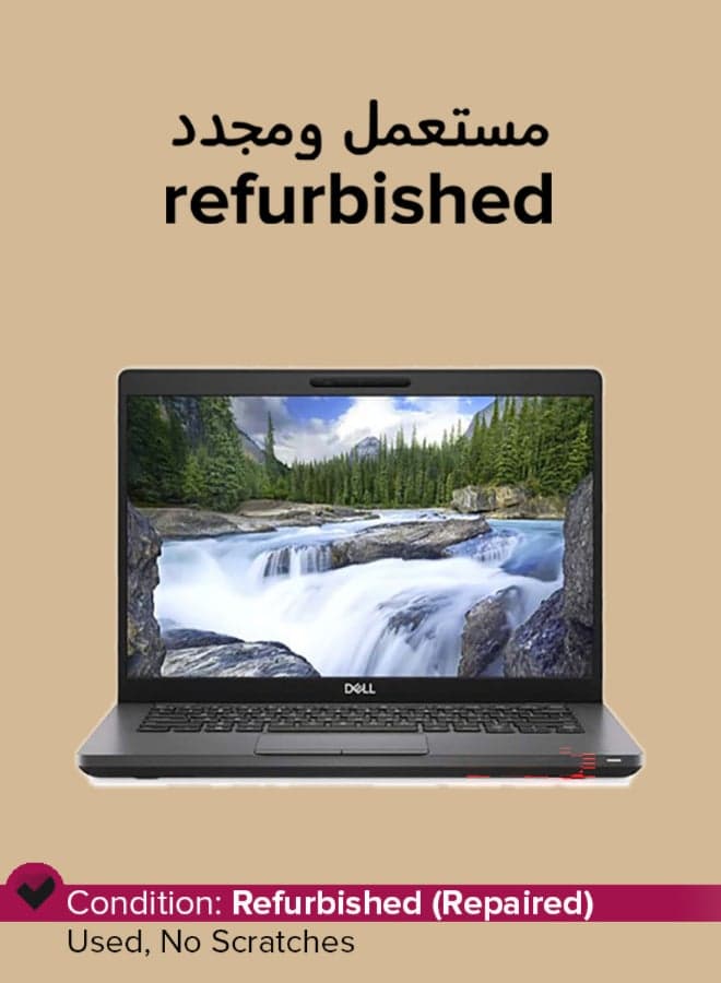 Refurbished - Latitude 5400 Business Laptop With 14-Inch Full HD Display,Core i7 Processor/8th Gen/Quad Core/16GB RAM/512GB SSD/Intel UHD Graphics/Windows 10 Pro English Black