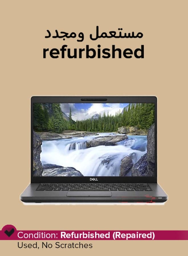 Refurbished - Latitude 5400 Business Laptop With 14-Inch Display,Core i5 Processor/8th Gen/Quad Core/16GB RAM/512GB SSD/Intel UHD Graphics/Windows 10 Pro English Black