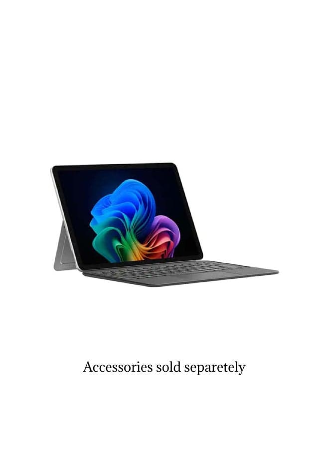 Surface Pro 12 Copilot+ PC With 12 Inch (2196 x1464) Touchscreen Display, Snapdragon X Plus Processor/16GB RAM DDR5/512GB SSD/Windows 11/ Device Only English/Arabic Platinum