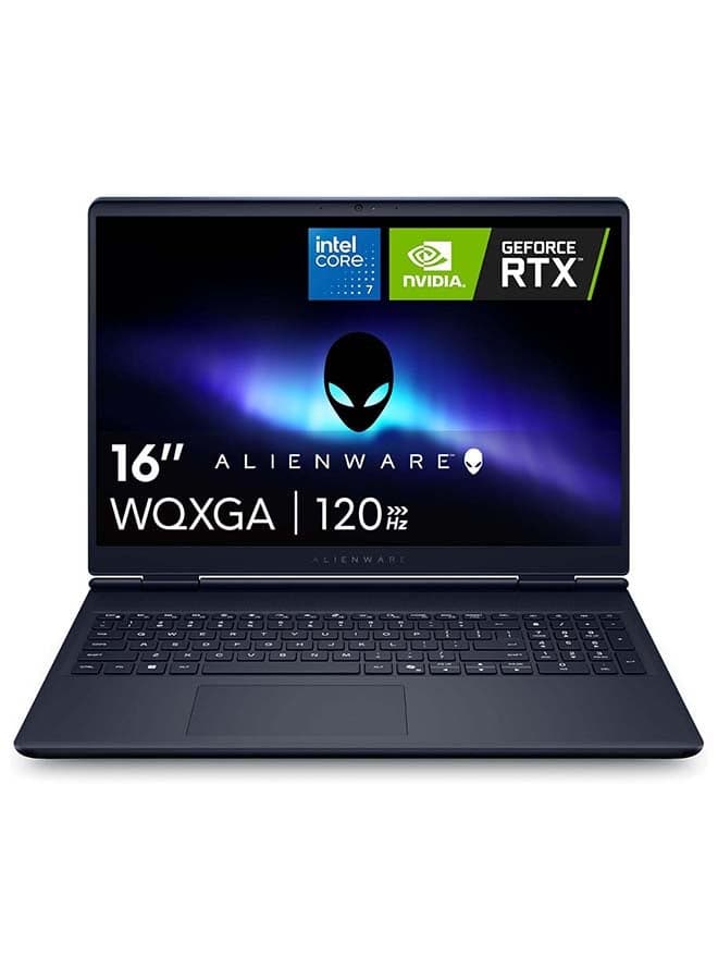 Alienware 16 Aurora Gaming Laptop With 16 Inch WQXGA 120Hz Display, Intel Core 7-240H Processor/16GB DDR5 RAM/1TB SSD/8GB NVIDIA GeForce RTX 5050 Graphics/Windows 11 Home / English/Arabic Blue