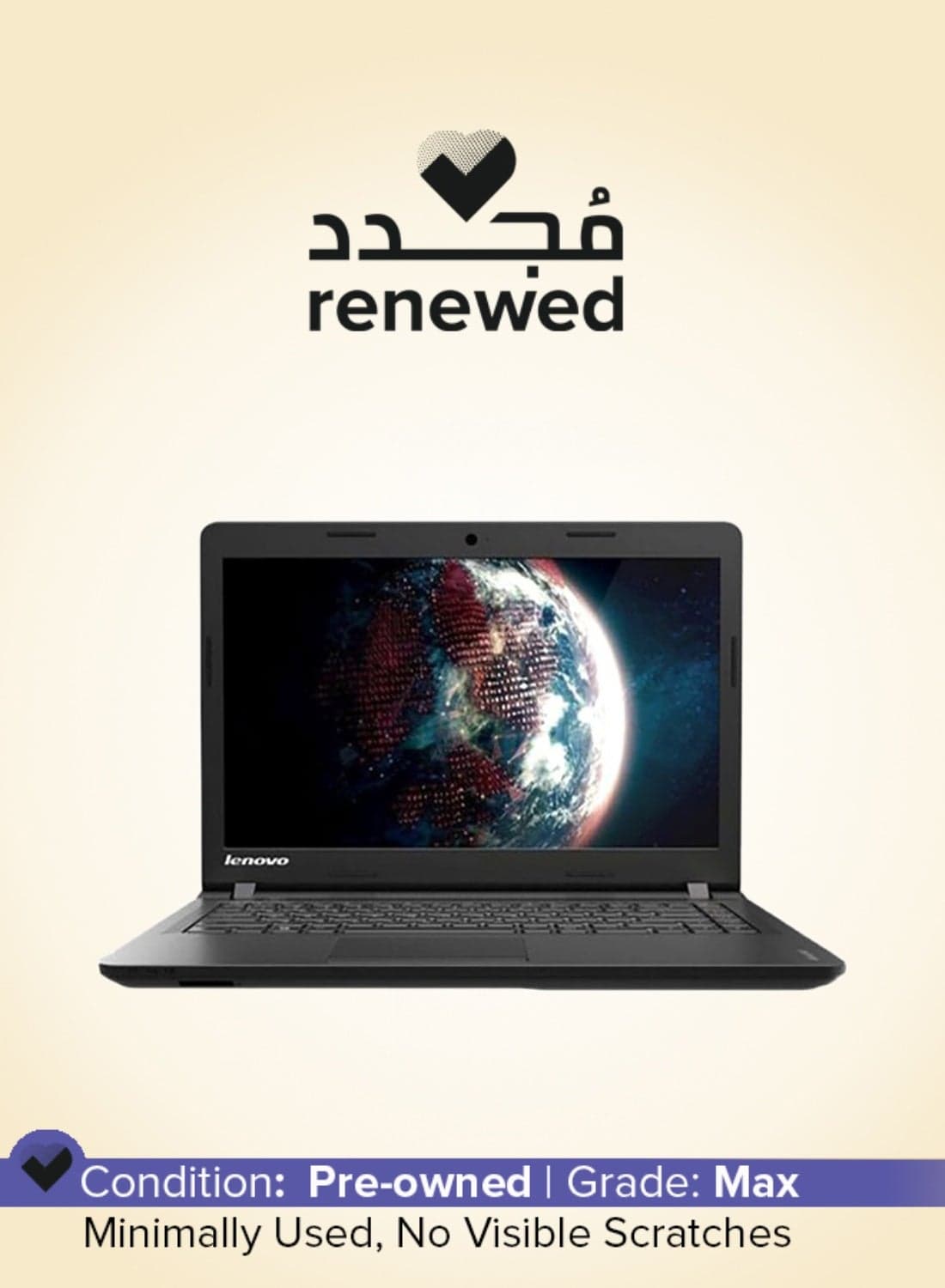 Renewed - ThinkPad Edge 15.6-Inch Display, Core i3 Processor/8GB RAM/256GB SSD/Integrated Graphics black