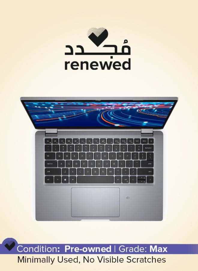 Renewed - Latitude 5320 Laptop With 13.3-Inch Full HD Display,Core i5 Processor/Dual Core/11th Gen/16GB RAM/256GB SSD/Intel HD Graphics/Windows 11 Pro English Silver