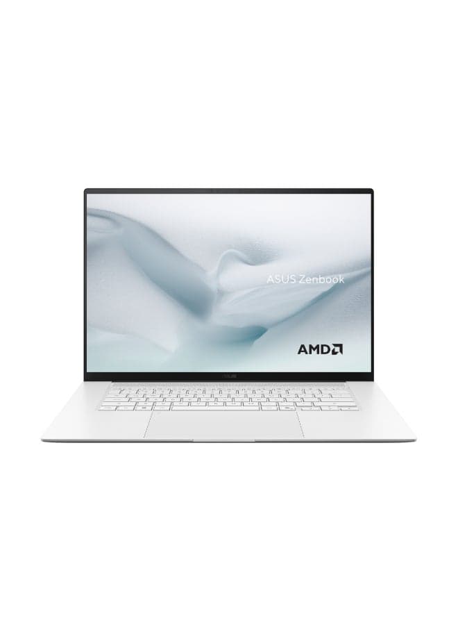 Zenbook Laptop With 16-Inch Display, RYZEN AI 9/32GB/2TB PCIE G4 SSD/AMD UMA/Windows 11 Home Scandinavian White