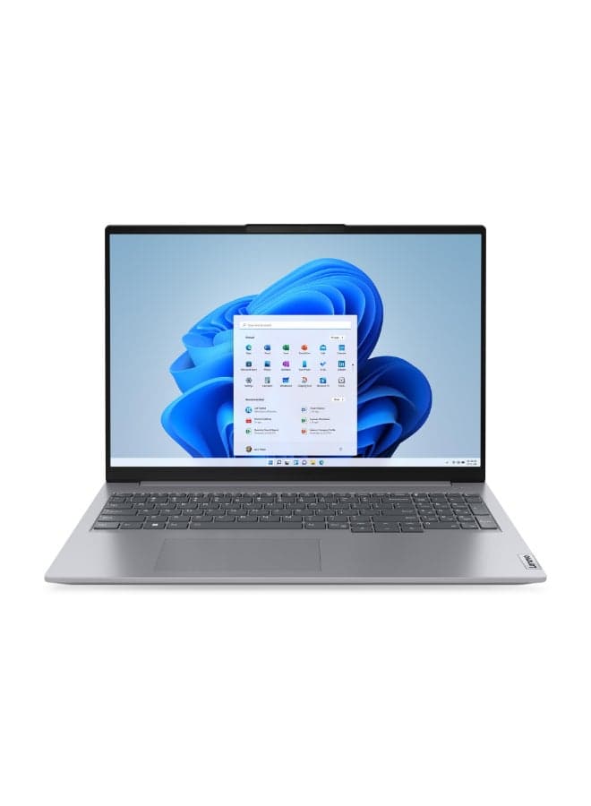 ThinkBook 16 G6 IRL Laptop, 16" WUXGA IPS Display, Intel Core i3-1315U, 8GB DDR5 RAM, 512GB PCIe 4.0 SSD, Intel UHD Graphics, Backlit Keyboard, Thunderbolt 4, Arctic Grey English Arctic Grey