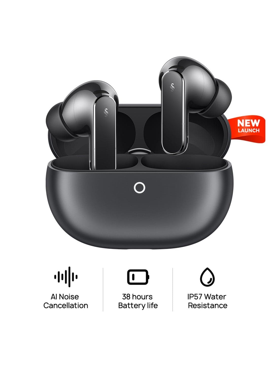 HUAWEI FreeBuds Pro 5 Wireless Earbuds, Dual-Engine AI Noise Cancellation for Business & Office, Secure Fit with Immersive Sound, Stable Calls, IP57 Waterproof for Sports, 38H Long Battery Life G