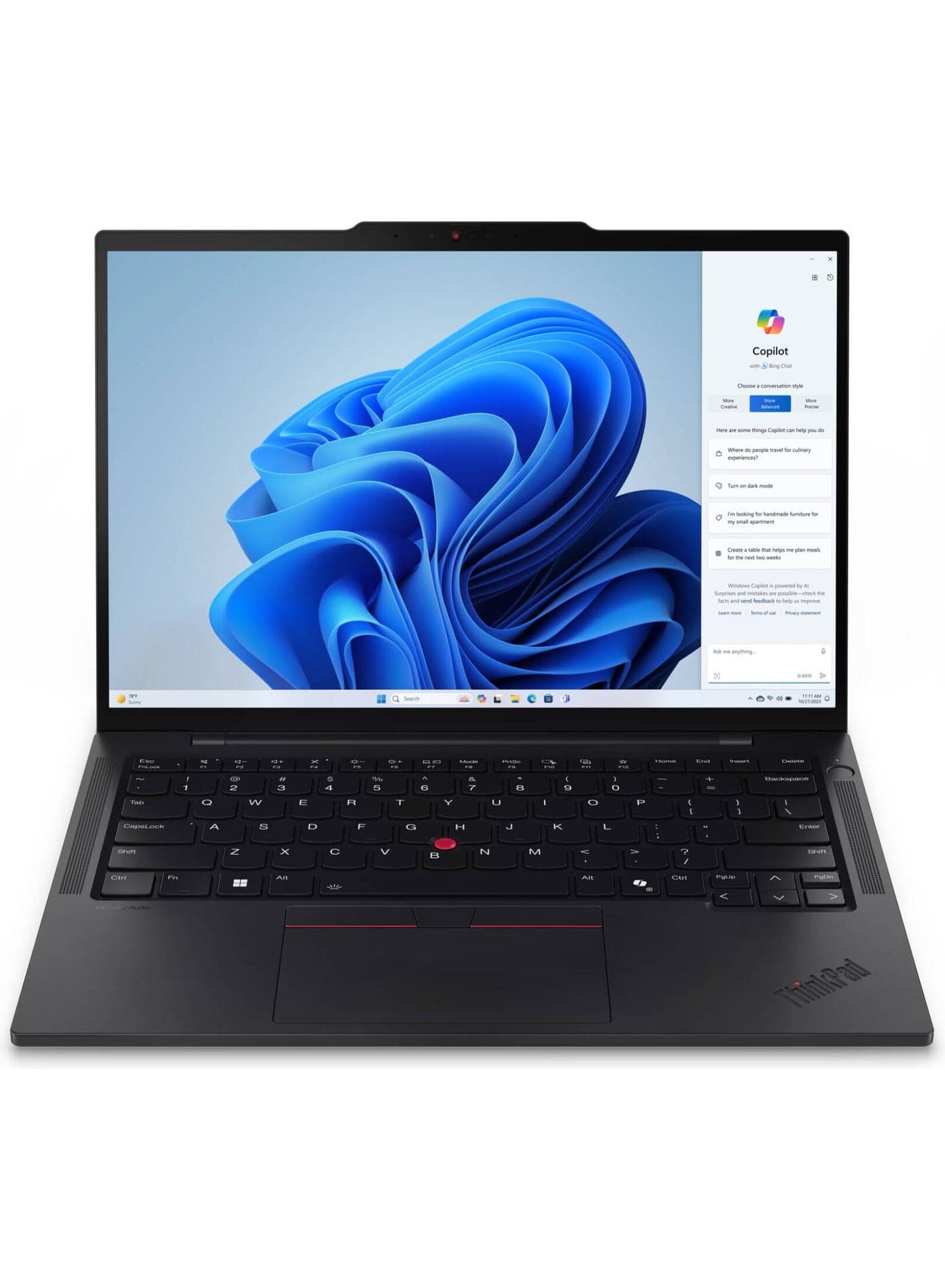 ThinkPad T14s Gen5 Laptop, 14" WUXGA IPS Display, Intel Core Ultra 7 155U, 16GB RAM, 512GB SSD, Intel Graphics, English Keyboard, Windows 11 Pro, Black | 21LS0058US English BLACK