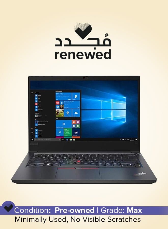 Renewed - ThinkPad E14 Laptop With 14-Inch FHD Display,Intel Core i3-10th Gen Processor/16GB DDR4 RAM/512GB SSD/Windows 10 Pro English Black