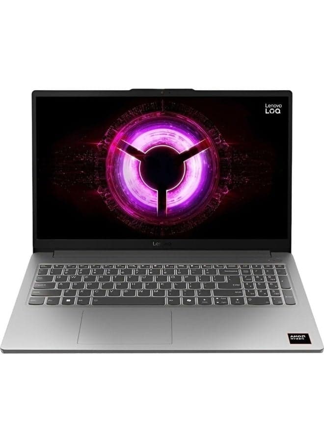 LOQ 15ARP10E 15.6" FHD IPS 144Hz Gaming Laptop, AMD Ryzen 7 7735HS CPU, 16GB DDR5 RAM, 512GB SSD, NVIDIA GeForce RTX 4050 6GB Graphics, Wi-Fi 6, Windows 11 English Luna Grey