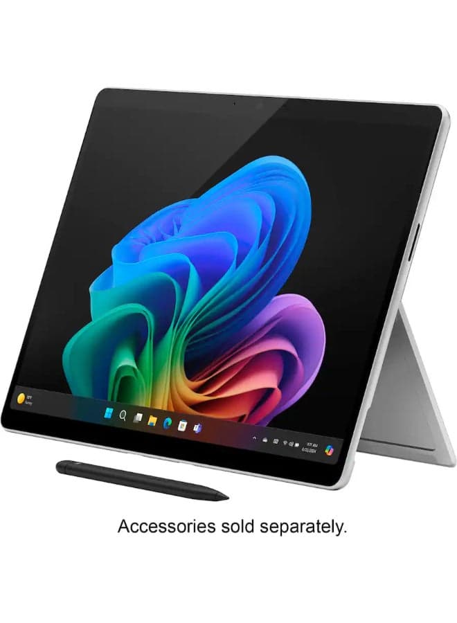 Surface Pro Copilot+ Laptop With 13 Inch Touchscreen (2880x1920) Display, Snapdragon X Plus Processor/16GB RAM DDR5/512GB SSD/Windows 11 Home/ English Platinum