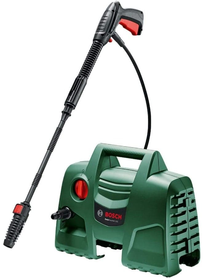 EasyAquatak 100 High Pressure Washer with Long Lance, Compact Power Cleaner for Car, Patio & Garden; Quick-Connect Accessory, Detergent Nozzle, Lightweight for Home Outdoor Cleaning