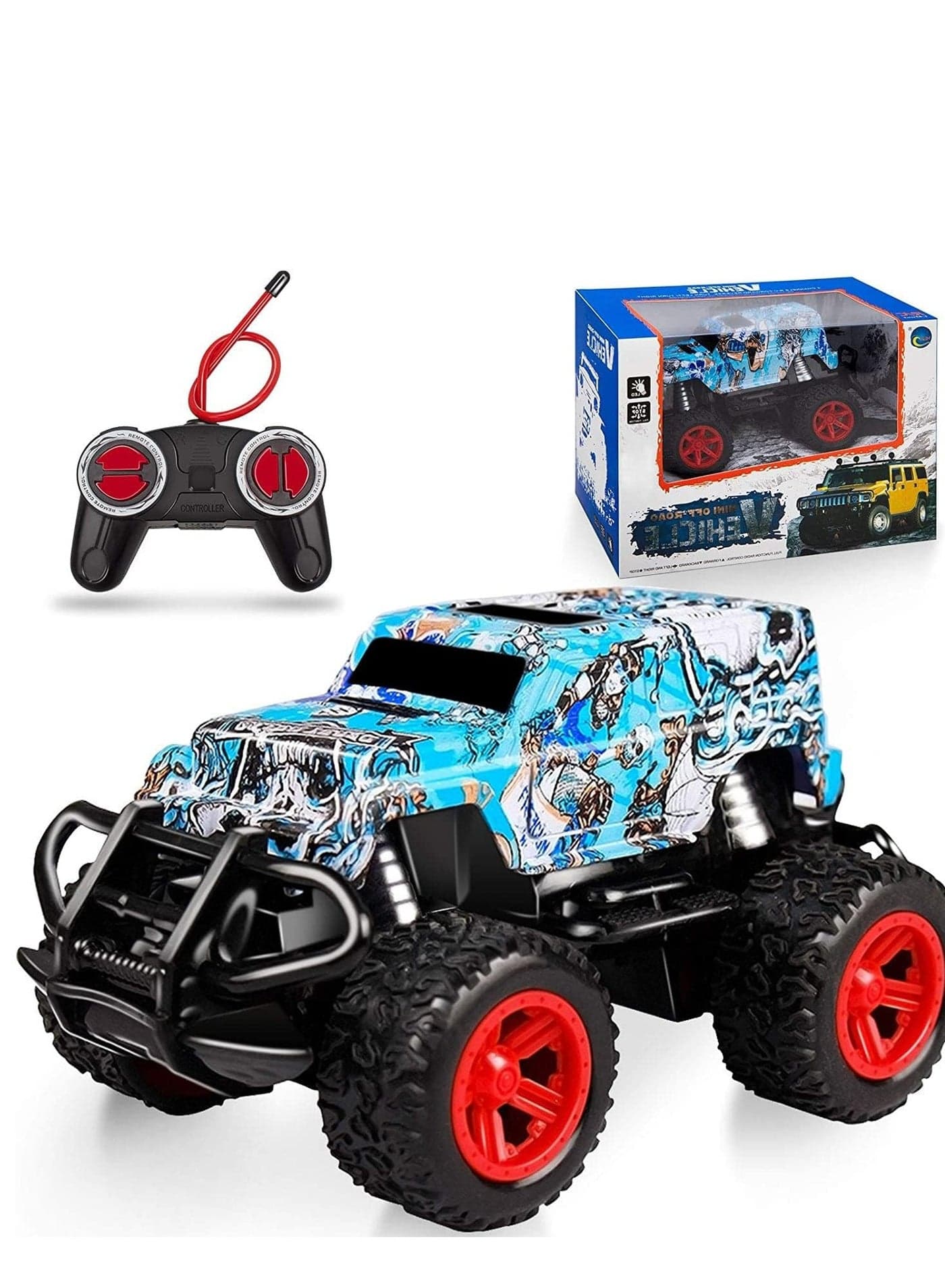 Kids Toys for 3 4 5 6 Year-Old Birthday Gift, Remote Control Car for Boys 3-5 RC Cars Monster Trucks Age 4-7 Teen Gifts
