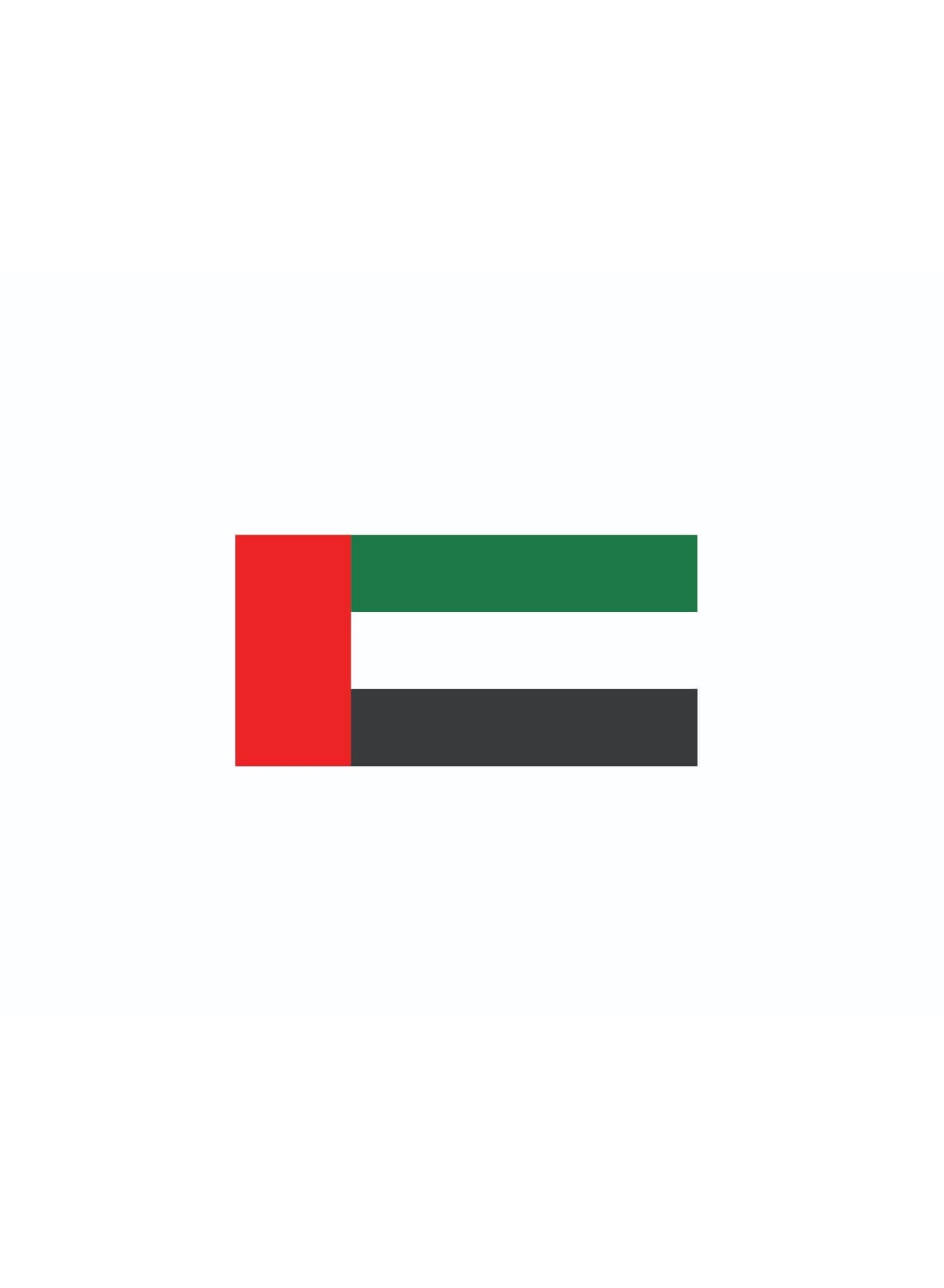 UAE Flag Car Sticker, United Arab Emirates Flag Decal for Vehicle Windows and Bumpers